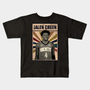 Houston Rockets Jalen Green Kids T-Shirt